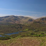 Elterwater en Little Langdale vanaf Loughrigg Fell